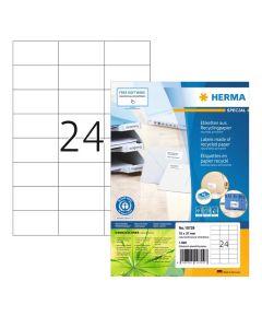 Étiquettes Adresses blanches - 38,1 x 21,2 mm : HERMA 4254