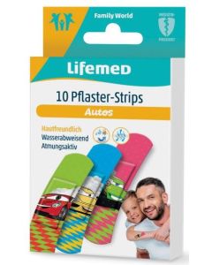 Image Pansements pour enfants - 60 x 17 mm - Voitures LIFEMED