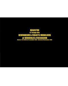 ELVE : Livre de police 1414 - Garagistes et vendeurs de véhicules d'occasion