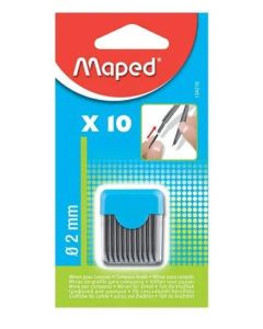 MAPED : Lot de 10 Mines de compas - 2 mm Dessin image