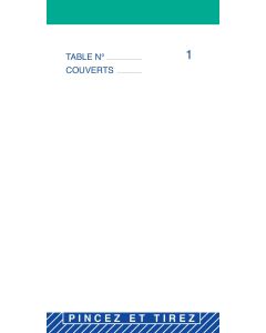 Bloc MAITRE D'HOTEL Commande Restaurant - 150 x 85 mm 2233 ELVE Modèle