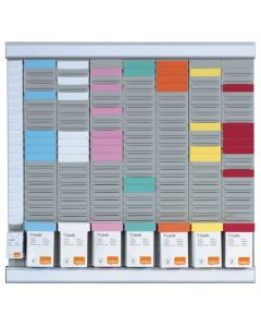 Kit Planning hebdomadaire - OFFICE PLANER - 7 bandes 24 fiches : NOBO Visuel