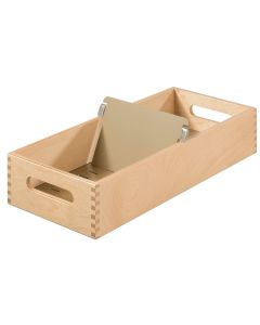 Photo Bac en bois pour fiches - Format A6 Paysage - 1500 fiches : HAN 1006-0 