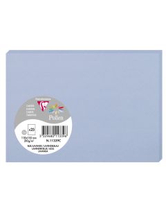 Photo POLLEN Carte Bleu lavande 110 x 155 mm C6 11339C Clairefontaine