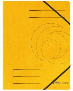 Chemises à élastiques A4 - Jaune HERLITZ Easyorga Image