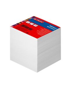Photo Bloc notes cube de feuilles - Blanc - 90 x 90 mm : HERLITZ 146225