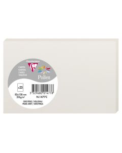 Photo Carte en papier POLLEN 82 x 128 mm - Gris Perle 1477C  