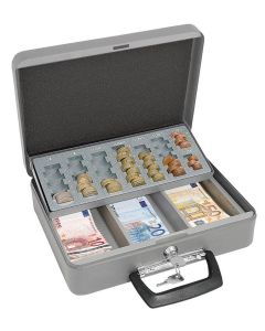 Photo WEDO : Coffret - Caisse à monnaie  - Gris 149 658012