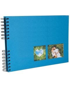 Photo Album photos à spirales - 320 x 220 mm - Bleu EXACOMPTA Milano