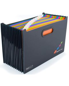 Photo Trieur valisette extensible A4+ - 13 compartiments - Noir RAPESCO SupaFile Plus