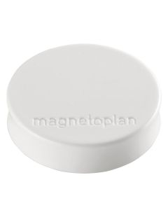 Photo Aimants ronds Ergo - 30 mm - Blanc MAGNETOPLAN 1664000