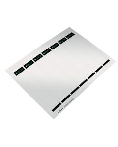 Photo Etiquettes à insérer pour dos de classeur - 31 x 190 mm - Gris : LEITZ Lot de 100 - 1681-00-85