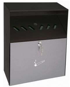 Photo Cendrier mural toit pluie Zone fumeurs 17038112 WEDO