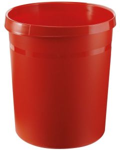 Photo Corbeille à papier 18 litres Rouge HAN Grip 18190-17