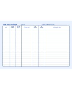 Photo Carnet de bord véhicule Suivi kilométrique 297 x 210 mm ELVE 2094 
