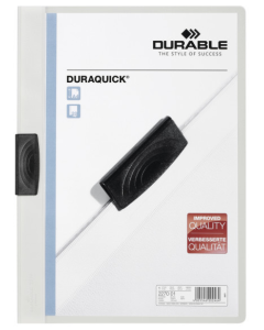 Photo Chemise de présentation A4 à clip - Blanc (DURABLE 2270-02) clip