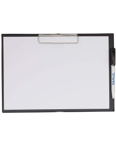 Porte-bloc noir avec pince - Feuille A4 à l'italienne Maul 23357-90