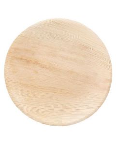Assiette jetable en feuilles de palme - Diamètre de 200 mm NATURE STAR Image