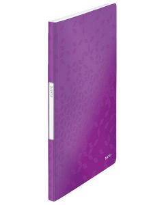 Photo Protège-documents A4 - 20 pochettes - Violet LEITZ WOW
