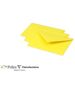 Photo Enveloppe POLLEN Jaune soleil Format  75 x 100 mm 5560C
