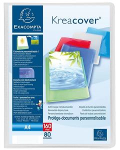 Photo Protège-Documents Personnalisable de 160 Vues - Incolore EXACOMPTA Kreacover