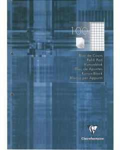 Photo CLAIREFONTAINE : Bloc de cours quadrillé - 210 x 297 mm - 200 pages 5812C 