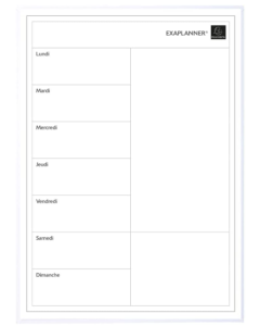 56150 EXACOMPTA  : Planning annuel  - Exaplanner
