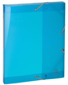 Photo Boîte de classement à élastiques - Dos 25 mm - Bleu Clair EXACOMPTA Iderama Image