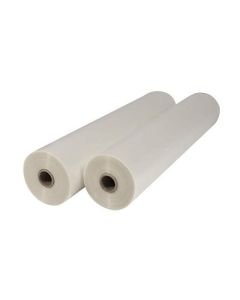 Photo Rouleau de film de plastification brillant - 150 mic - A2 : 457 mm x 75 m : PAVO Lot de 2