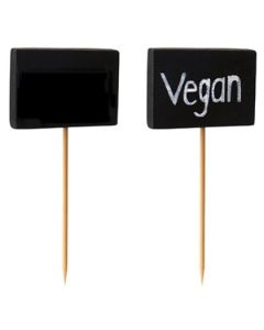 Photo Pique apéritif personnalisable - 85 mm PAP STAR Ardoise