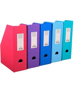 Photo Porte revues en PP - Dos de 100 mm - Assortiment EXACOMPTA Opaque