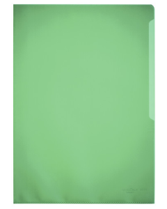 Photo DURABLE : Lot de 100 pochettes à coins A4 - Vert - 2337-05