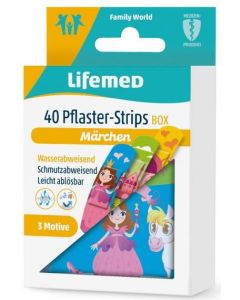 Photo Pansements pour enfants - 60 x 17 mm - Conte de fées - Boite LIFEMED