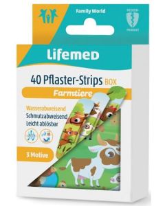 Photo Pansements pour enfants - 60 x 17 mm - Animaux - Boite LIFEMED
