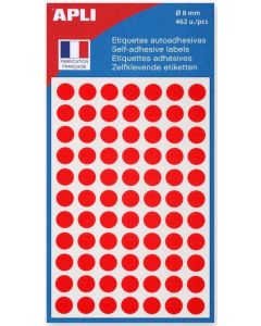 Photo Pastilles adhésives 8 mm - Rouge AGIPA 111833