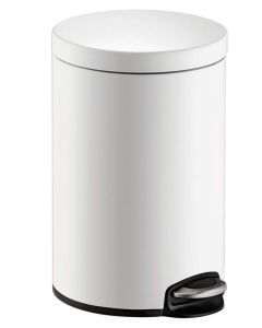 Photo Poubelle à pédale Classic - 12 litres - Blanc : HELIT H2403505