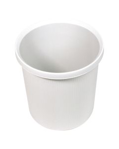 Photo Corbeille à papier lignée - 18 litres - Gris HELIT H6105782