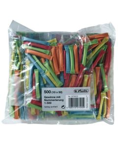 Photo 10733376000 HERLITZ : Billets gagnants pour tombola - N° 1 à 500