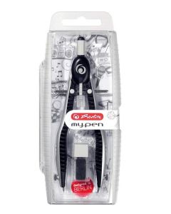 Photo Compas à réglage rapide - My pen - Noir/Gris : HERLITZ  11122322