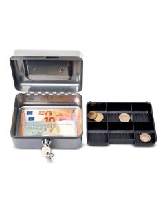 Photo 56101 MAUL : Caissette à monnaie - Argent - 152 x 125 x 81 mm