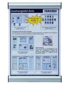 Photo Plaque de porte A4 - Argent : FRANKEN BS0605