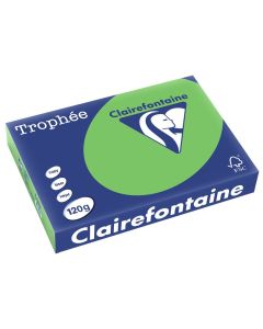 Ramette de papier de 250 feuilles A4 120g - Vert Menthe : CLAIREFONTAINE Trophée Visuel