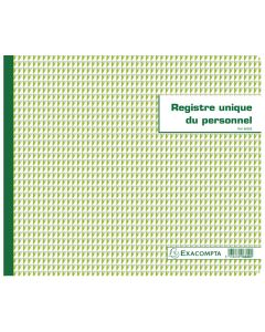 Registre unique Personnel et Stagiaire Exacompta 6620E