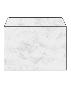 SIGEL DU202 : Lot de 25 enveloppes marbrées - 162 x 229 mm - Gris 