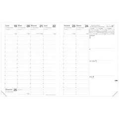 Recharge pour agenda de bureau 2025 - 210 x 270 mm QUO VADIS Président