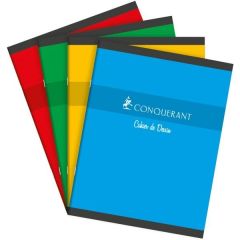 Cahier à Dessin - 240 x 320 mm : CONQUERANT Visuel