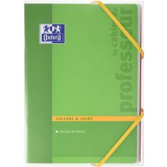 Cahier de Textes Professeurs - Collège et Lycée - 210 x 297 mm : OXFORD Modèle