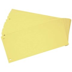 Photo OXFORD : Lot de 100 intercalaires en carton - Jaune 100205026