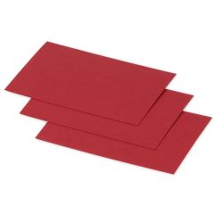 POLLEN : Lot de 25 Cartes en papier - 70 x 95 mm - Rouge groseille Photo