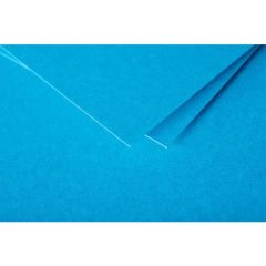 Lot de 25 Cartes en papier - C5 158 x 222 mm - Bleu turquoise : POLLEN Visuel
